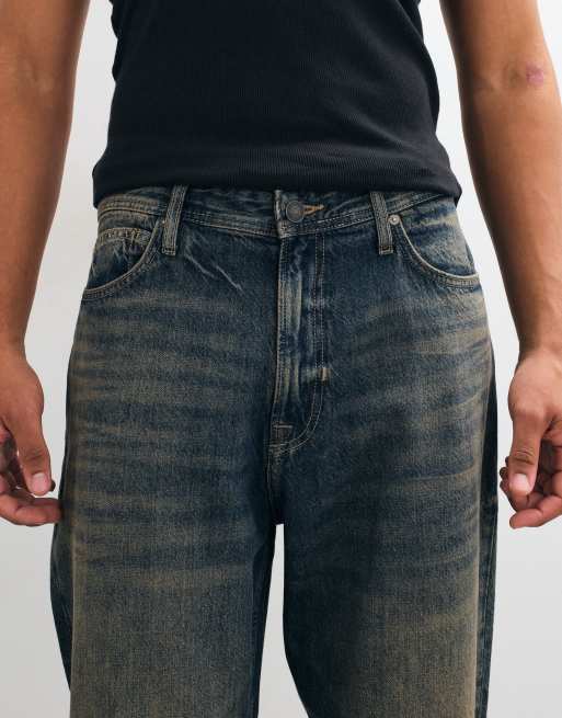 Jack & Jones Alex baggy jeans in worn blue, 4 of 10
