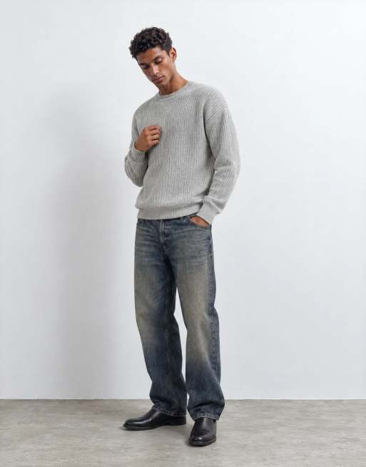 Jack & Jones Alex baggy jeans in worn blue, 6 of 10