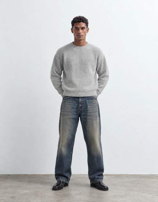 Jack & Jones Alex baggy jeans in worn blue, 7 of 10