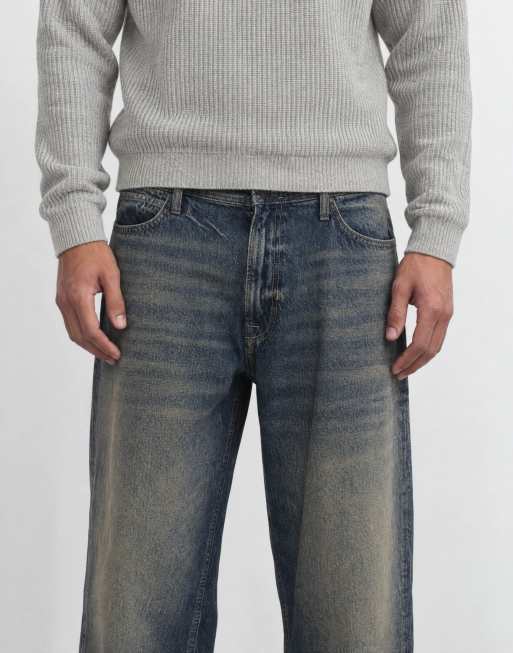 Jack & Jones Alex baggy jeans in worn blue, 9 of 10