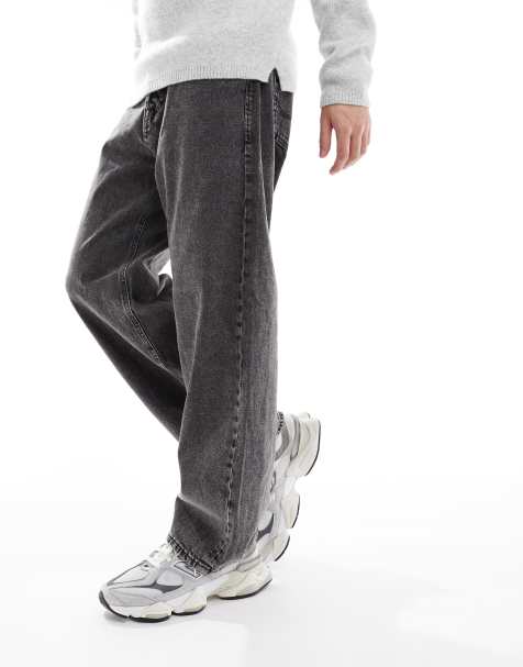 Jack & Jones - Alex - Baggy jeans met wassing in zwart - view 1