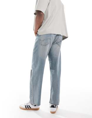 JACK & JONES ALEX BAGGY JEANS WITH KNEE RIP