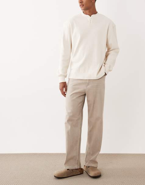 Jack & Jones Alex baggy jeans with pocket detail in light grey - view 1