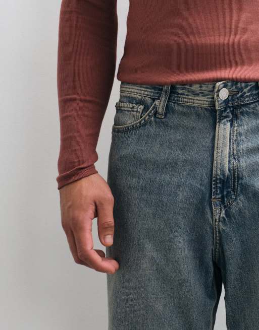 Jack & Jones Alex baggy jeansy w spranym jasnoniebieskim kolorze, 5 z 5