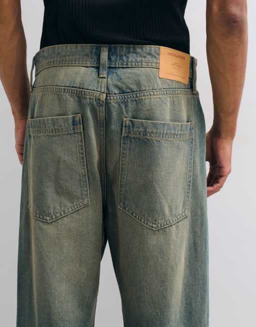 Jack & Jones Alex baggy pants in grey tint, 4 of 5