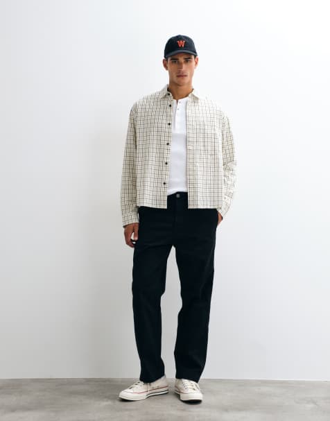 Jack & Jones Alex bomullsbyxor i svart - view 1