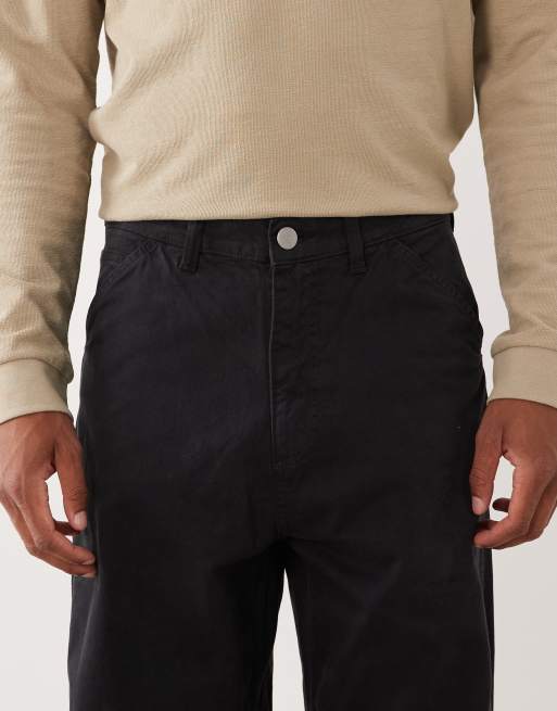 Jack & Jones Alex carpenter pants in washed black, 4 of 5