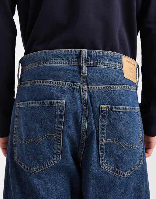 Jack & Jones – Alex – Ciemnoniebieskie jeansy baggy, 4 z 5