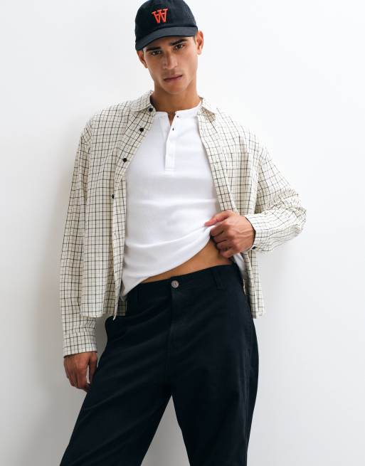 Jack & Jones Alex cotton trousers in black, 2 of 5