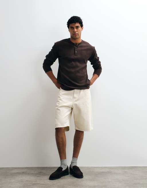 Jack & Jones Alex denimshorts i cream, 2 av 5