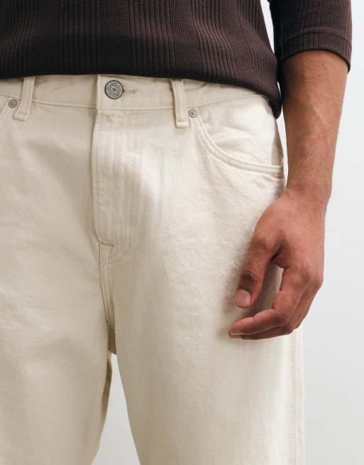Jack & Jones Alex denimshorts i cream, 5 av 5