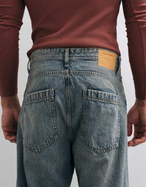 Jack & Jones Alex jean baggy en bleu clair délavé, 4 de 5