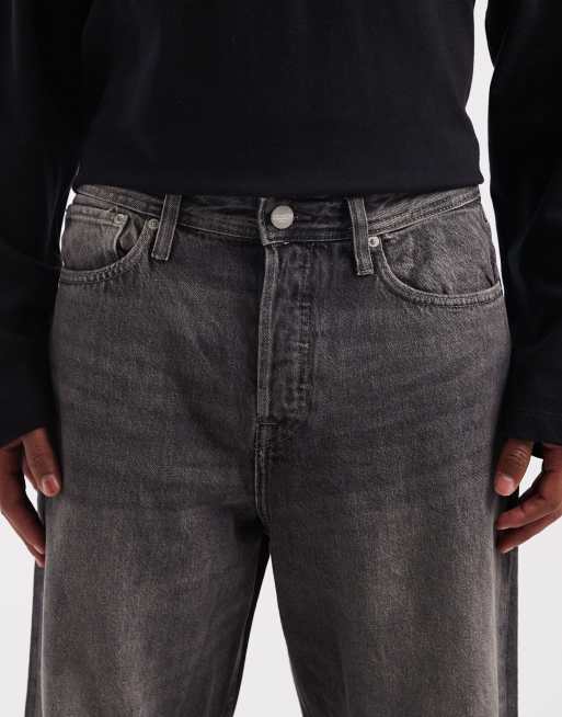 Jack & Jones - Alex - Jean baggy - Noir délavé, 5 de 5