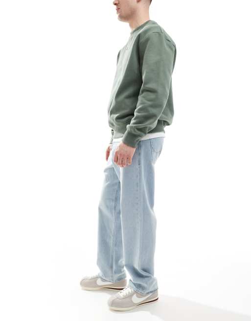 Jack & Jones - Alex - Jean baggy rigide - Bleu clair délavé, 3 de 5