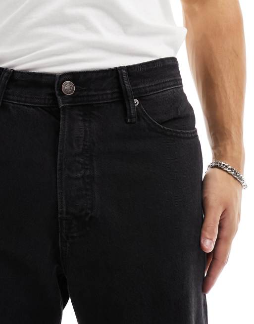 Jack & Jones - Alex - Jean rigide coupe baggy - Noir, 5 de 5