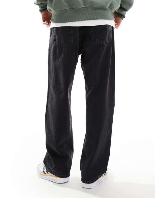 Jack & Jones - Alex - Jeans ampi nero slavato, 3 di 5