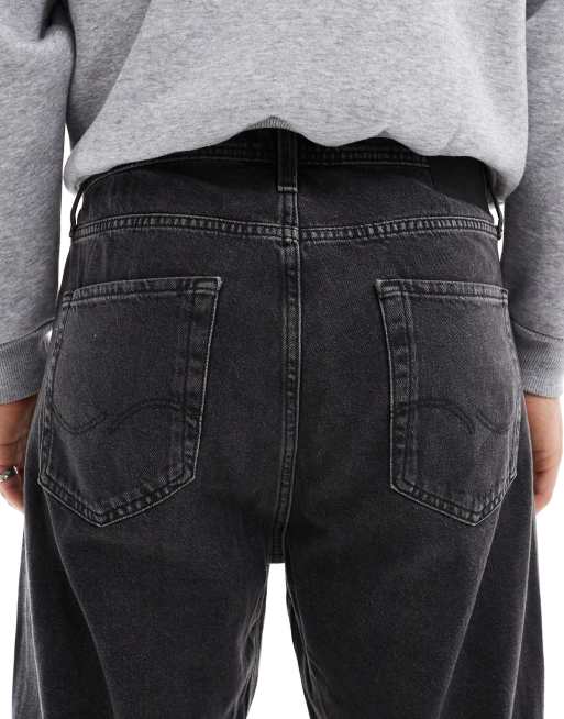Jack & Jones - Alex - Jeans ampi nero slavato, 4 di 5