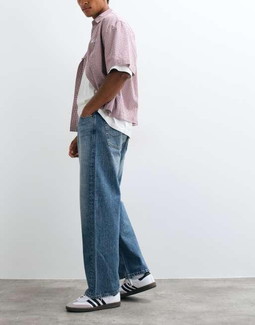 Jack & Jones Alex jeans baggy lavaggio blu slavato, 2 di 5