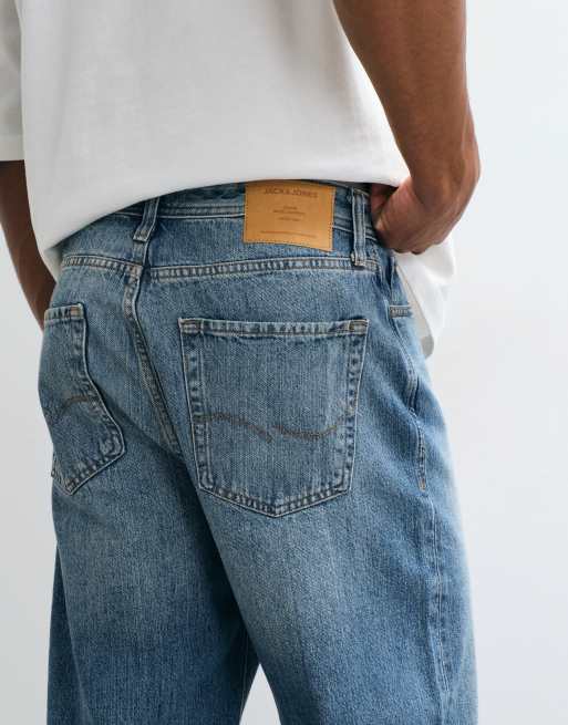 Jack & Jones Alex jeans baggy lavaggio blu slavato, 5 di 5