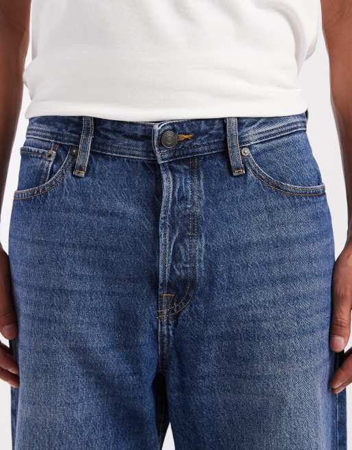Jack & Jones - Alex - Jeans larghi blu medio, 4 di 5