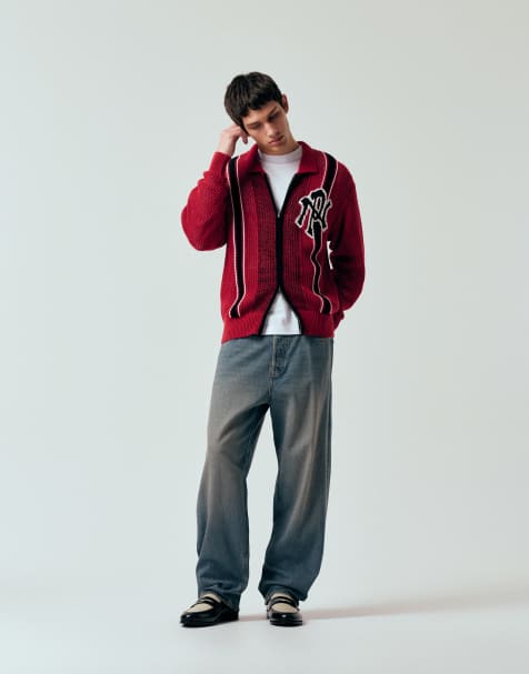 Jack & Jones - Alex - Jeans larghi blu - view 1