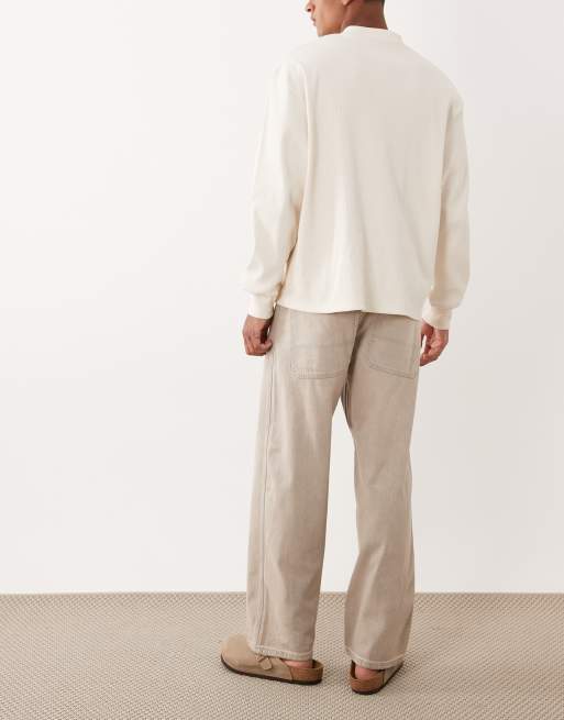 Jack & Jones - Alex - Jeans larghi grigio chiaro con tasca, 3 di 5