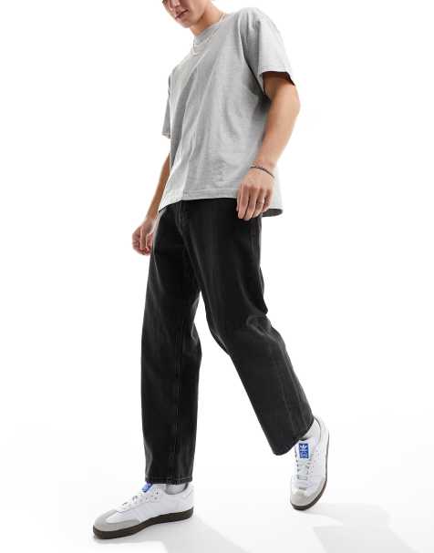 Jack & Jones - Alex - Jeans larghi neri - view 1