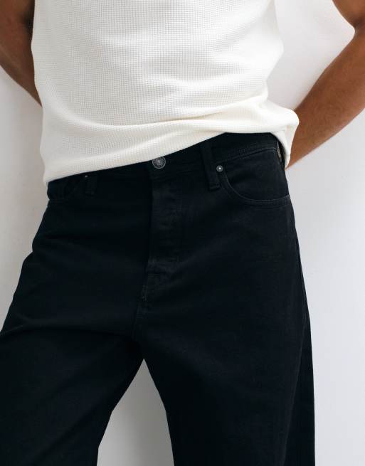 Jack & Jones - Alex - Jeans larghi neri, 4 di 5