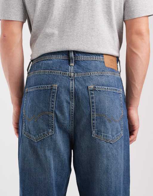 Jack & Jones – Alex – Niebieskie jeansy baggy, 4 z 5