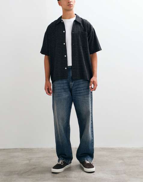 Jack & Jones – Alex – Niebieskie jeansy baggy - view 1