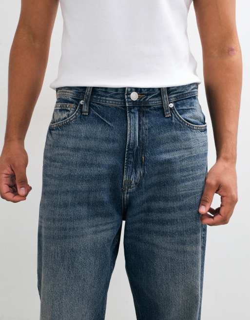 Jack & Jones – Alex – Niebieskie jeansy baggy, 4 z 5