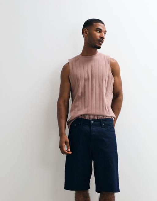 Jack & Jones - Alex - Pantaloncini ampi blu scuro con cuciture a contrasto, 2 di 5