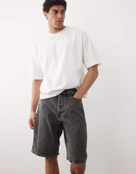 Jack & Jones - Alex - Pantaloncini ampi nero sbiadito - view 1