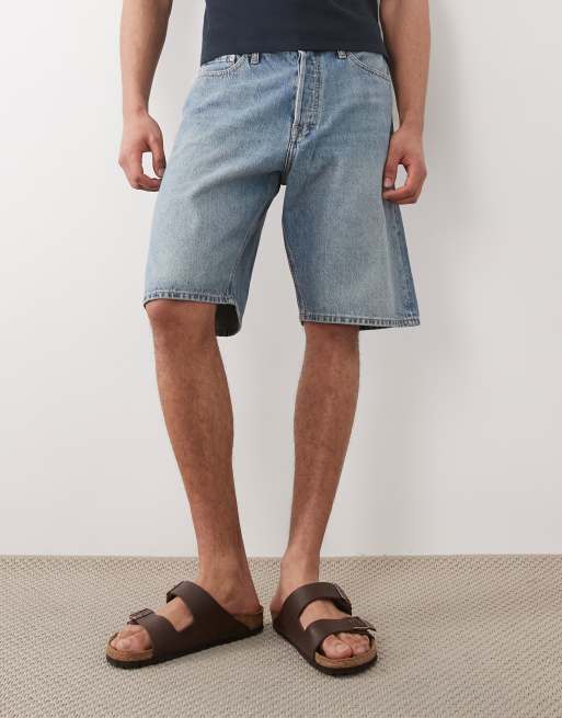 Jack & Jones - Alex - Pantaloncini larghi in denim blu vintage, 5 di 5