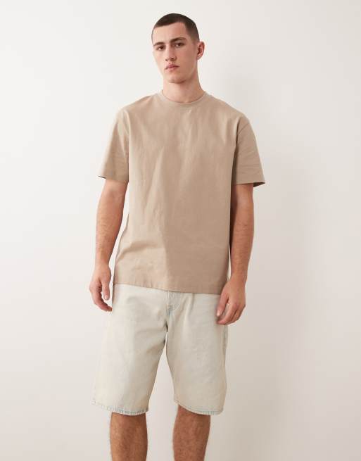 Jack & Jones - Alex - Pantalones cortos vaqueros azul descolorido de corte suelto