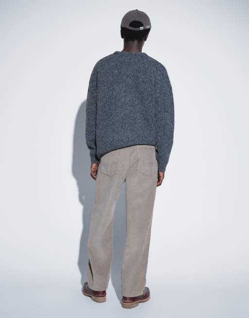 Jack & Jones Alex pantaloni baggy in corduroy marroni, 4 di 9