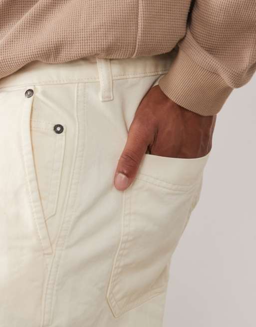 Jack & Jones - Alex - Pantaloni da lavoro ampi bianchi, 5 di 5