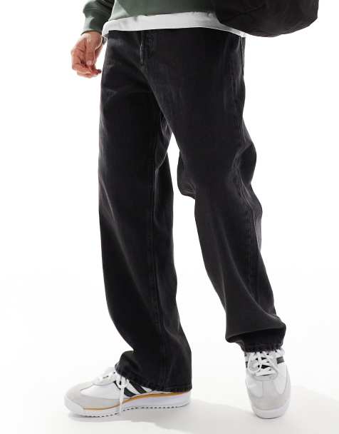 Jack & Jones - Alex - Posede jeans i forvasket sort - view 1