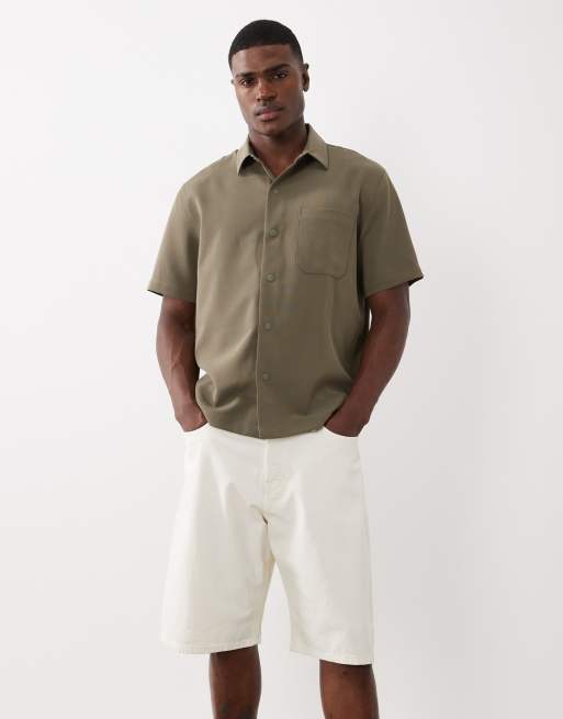 Jack & Jones - Alex - Short baggy en jean - Crème, 2 de 5