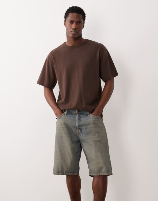 Jack & Jones - Alex - Short en jean baggy à reflets décolorés