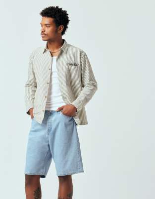 Jack & Jones - Alex - Short en jean coupe baggy - Bleu clair