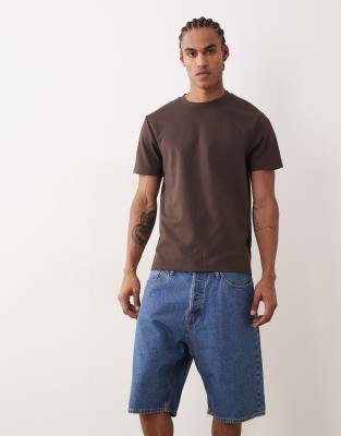 Jack & Jones - Alex - Short en jean coupe baggy - Bleu moyen