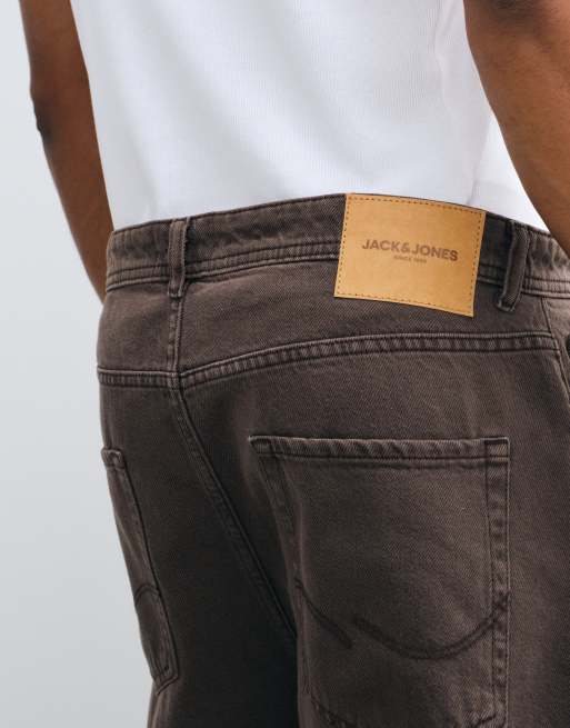 Jack & Jones Alex twill worker pants in washed brown, 4 of 10