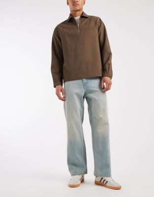 Jack & Jones – Alex – Weit geschnittene Jeans in Vintage-Waschung