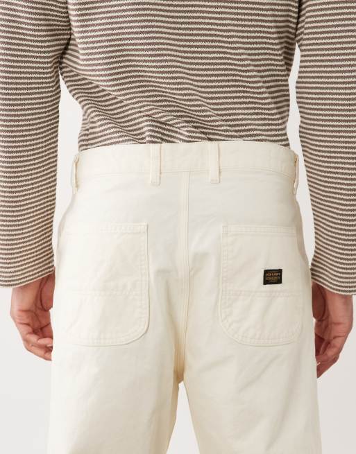 Jack & Jones – Alex – Weite Carpenter-Hose in Cremeweiß, 4 von 5