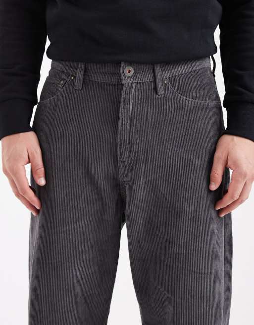 Jack & Jones – Alex – Weite Cordhose in Dunkelgrau, 5 von 5