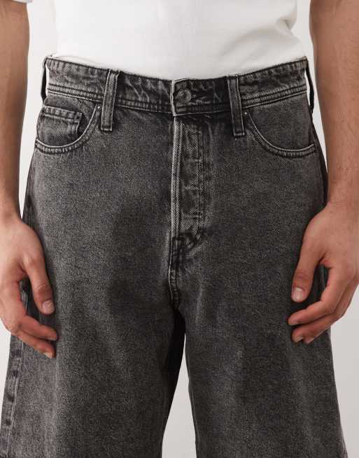 Jack & Jones – Alex – Weite Shorts in verblasstem Schwarz, 4 von 5