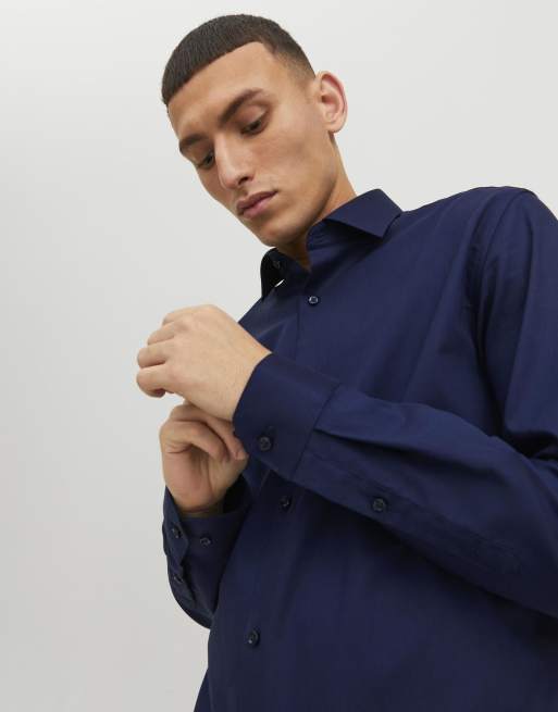 Jack & Jones Anzughemd in Marineblau, 6 von 7