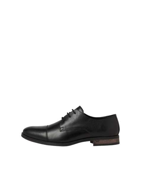 Jack & Jones – Anzugschuhe aus Leder in Schwarz - view 1