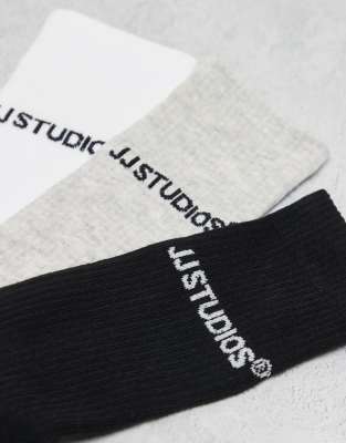 Jack & Jones Athletic Socks 3 Pack In White
